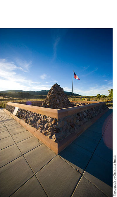 Monument at Mountain Meadows.